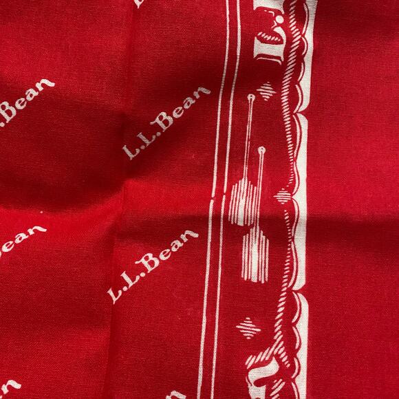 LL Bean red bandana New - Picture 5 of 5